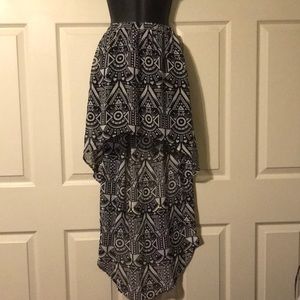 High low skirt
